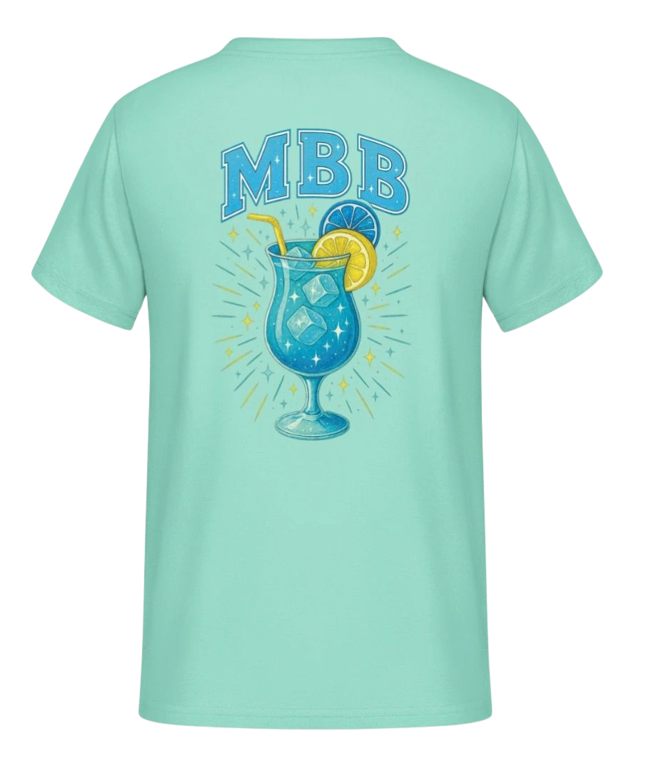 Tropical Shirt Mint Blue Lagoon