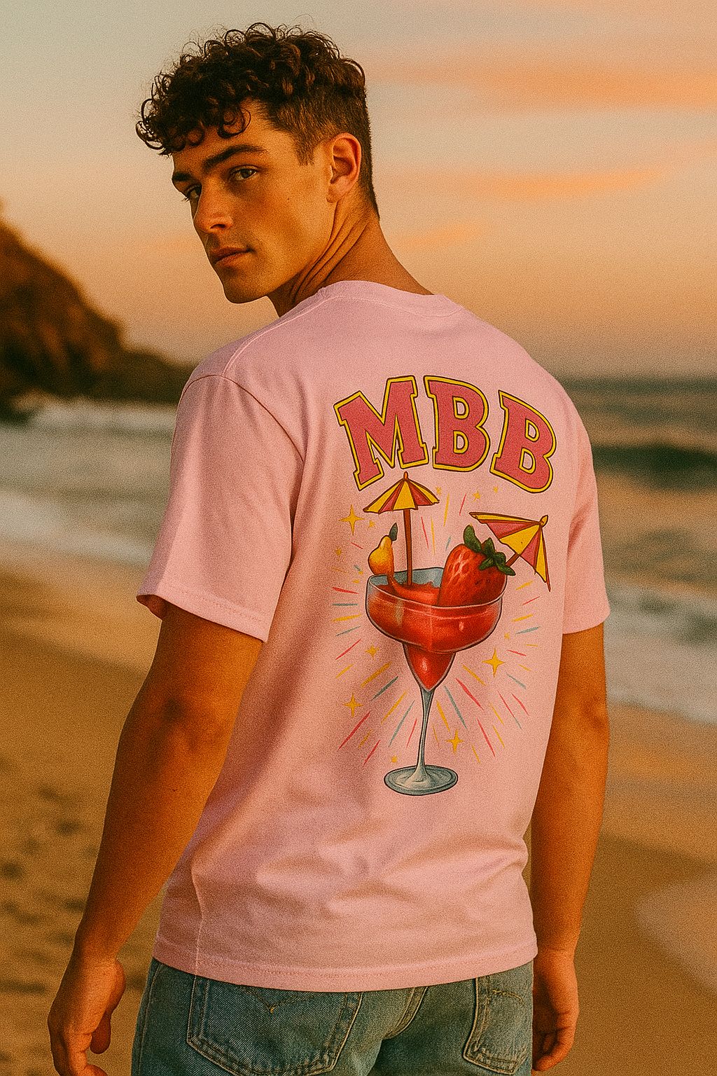 Tropical Shirt Pink Strawberry
