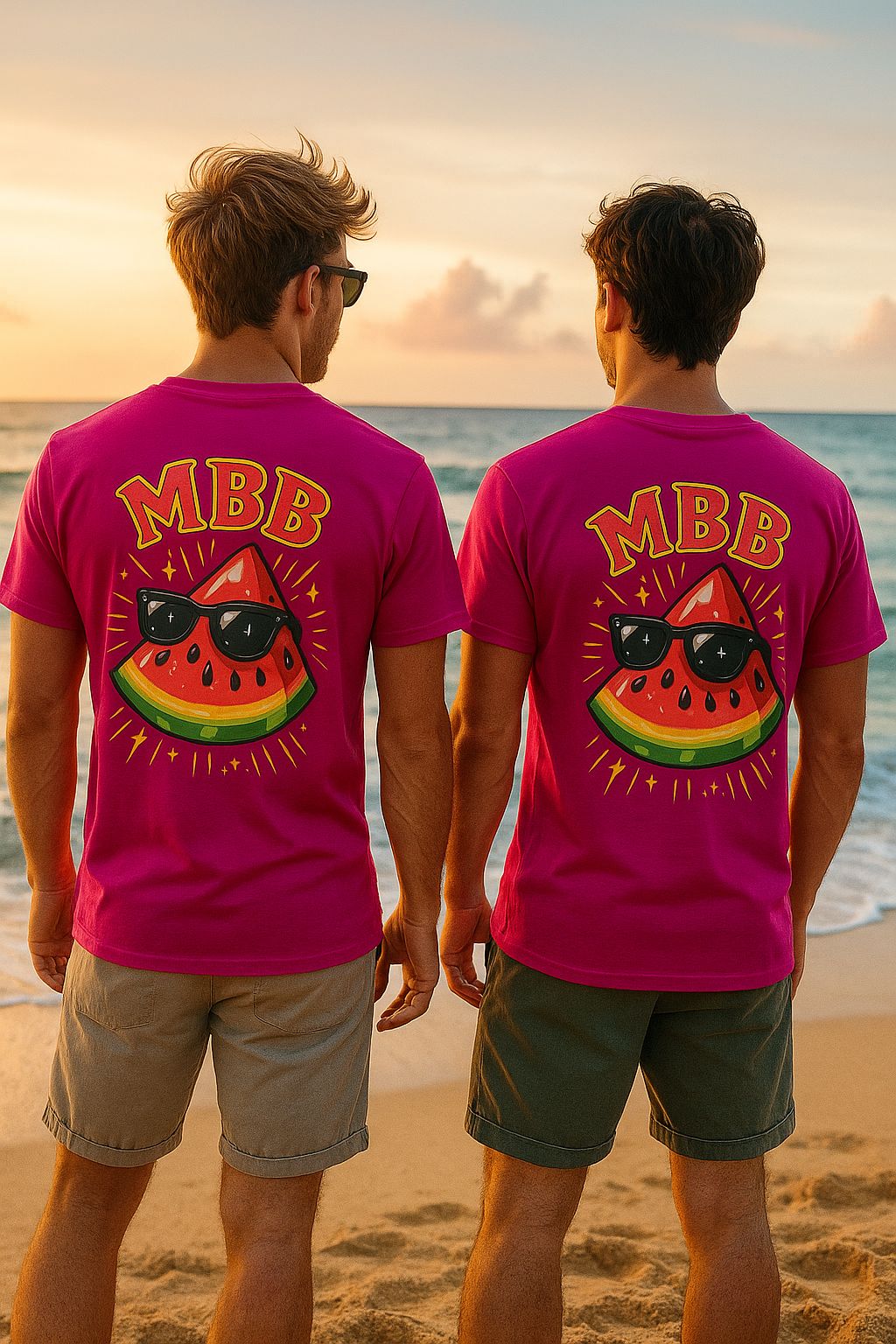 Tropical Shirt Water Melon Sorbet Red