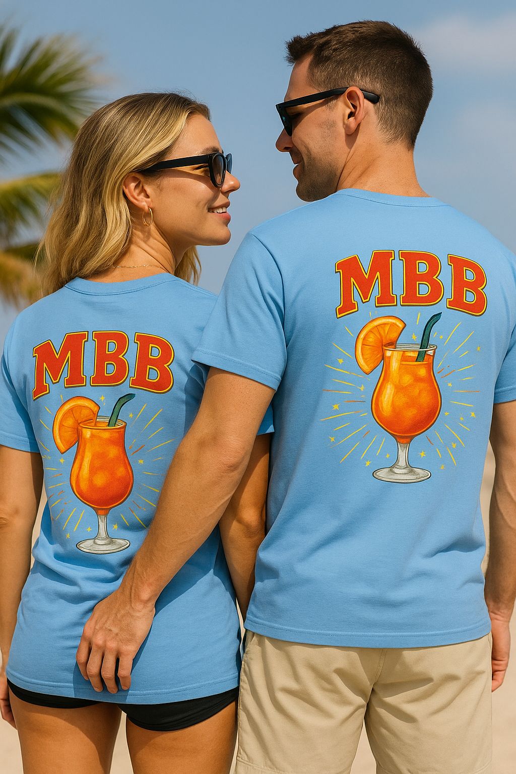 Tropical Shirt Tropical Baby Blue