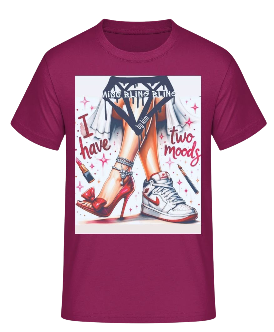 Bad Girl Shirt Wine Red