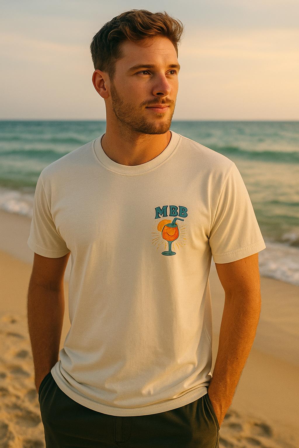 Tropical Shirt Aperol Off White