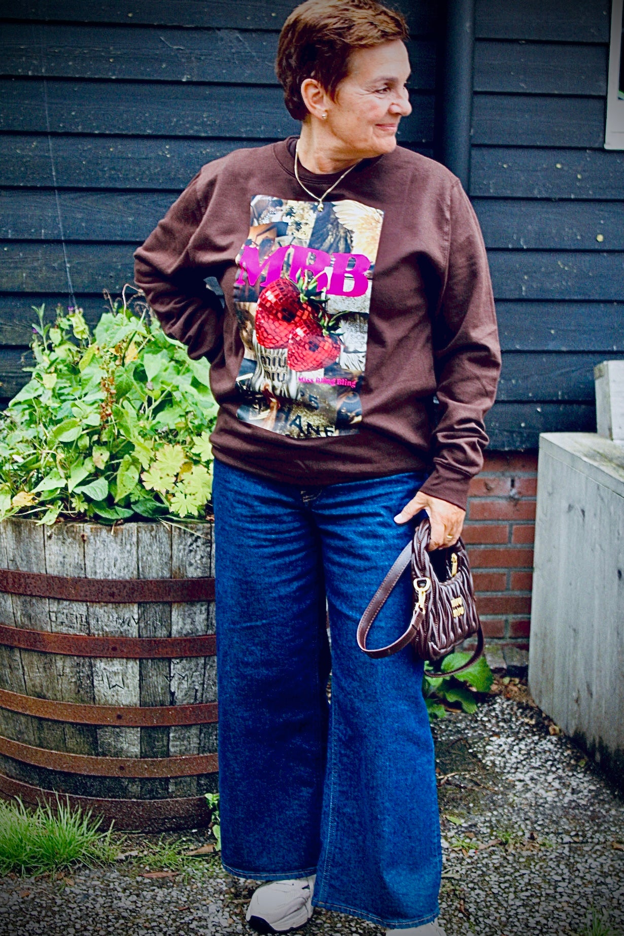 Chocolate Strawberry Sweater