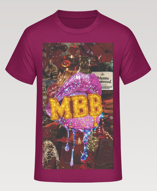 Burgundy Glam Lips t-shirt