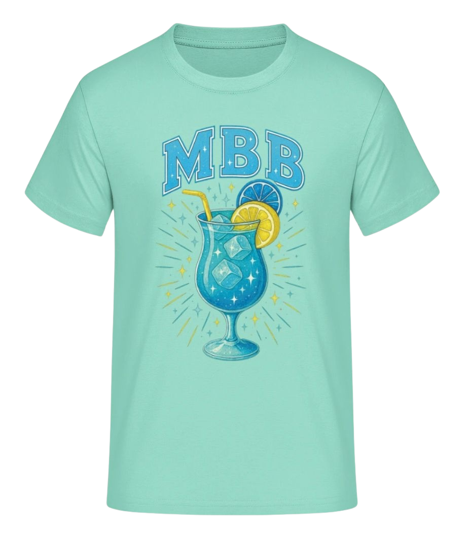 Tropical Shirt Mint Blue Lagoon