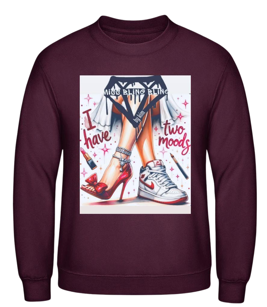 Bad Girl Sweater Bordeauxrood